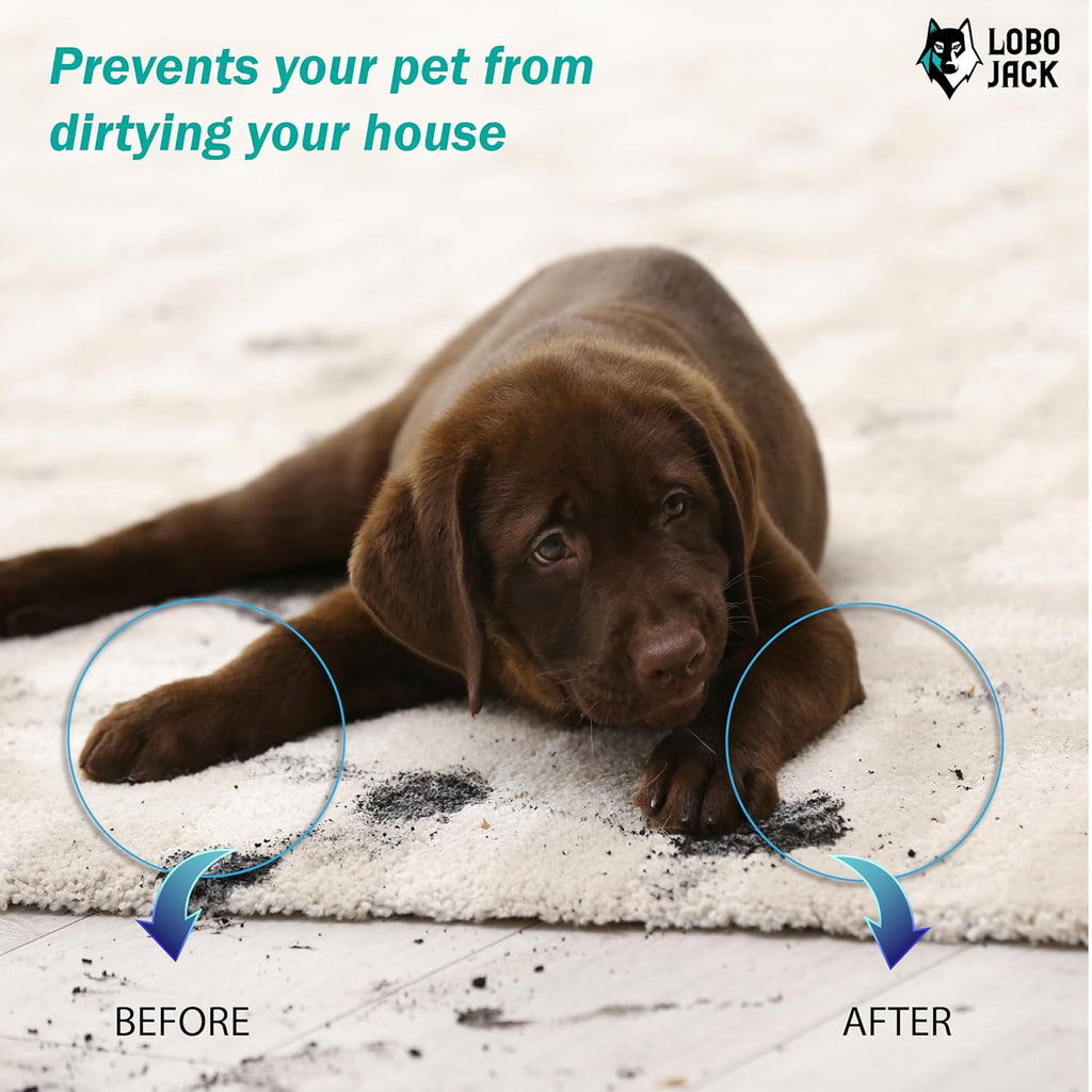 Dog Paw Cleaner, Portable Pet Cleaning 360º Silicone Washer Cup, for Small and Medium Breed Cats and Dogs (Blue) 2 Pack